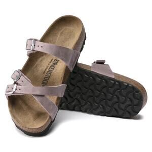 Birkenstock Franca Oiled Leather Sandal Lavender Blush EU 40 US L9 Narrow